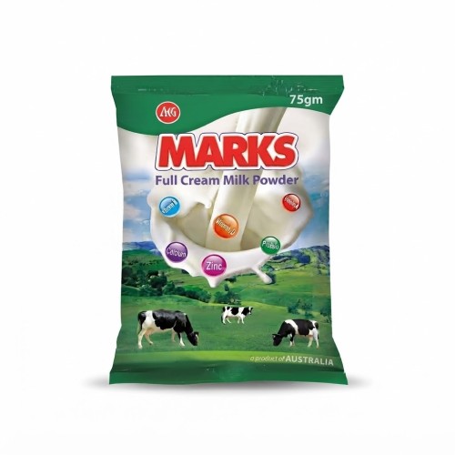 MARKS Full Cream Milk Powder 75gm - Marks