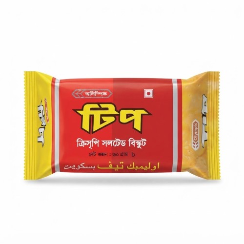 Olympic Tip Crispy Salted Biscuits 60gm - Olympic